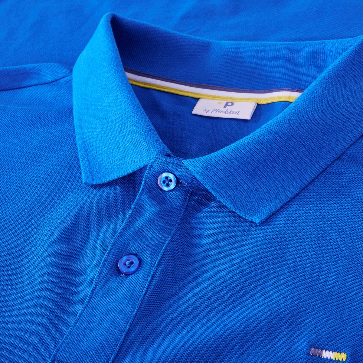 Pfundskerl Poloshirt aus Baumwolle royalblau