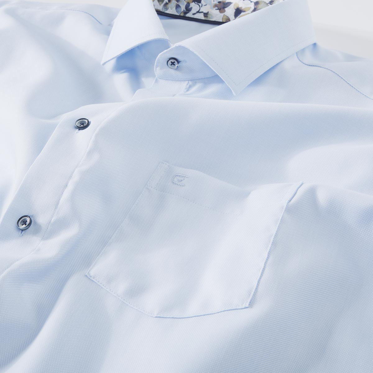 CASA MODA Businesshemd aus Baumwolle, bügelfrei blau