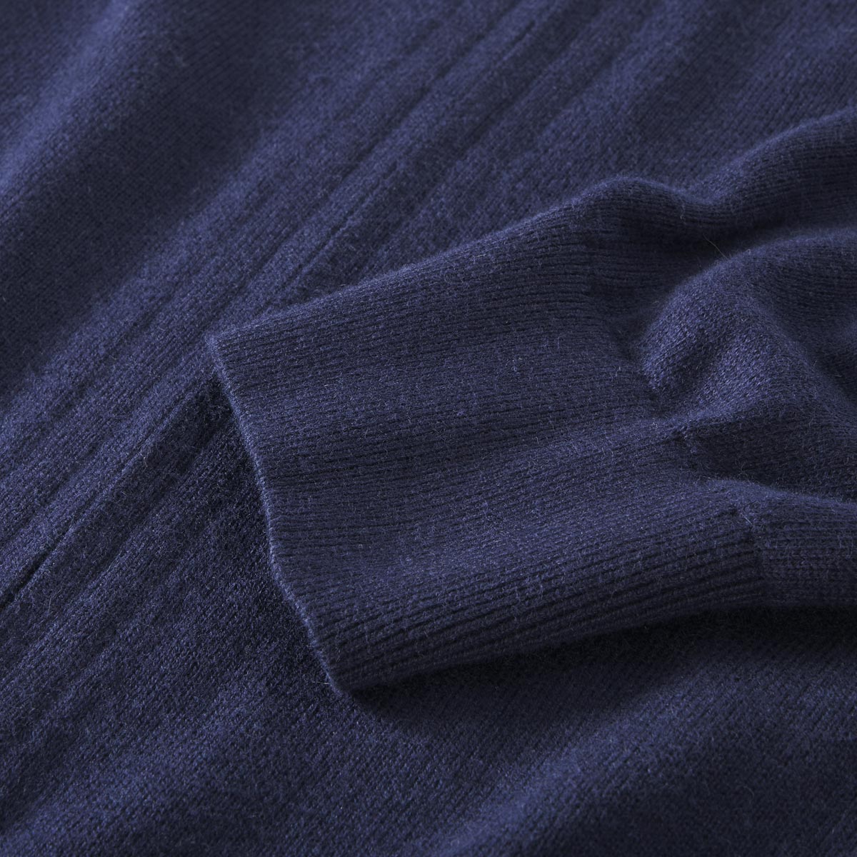 Tommy Hilfiger Feinstrickjacke mit Kaschmir marine