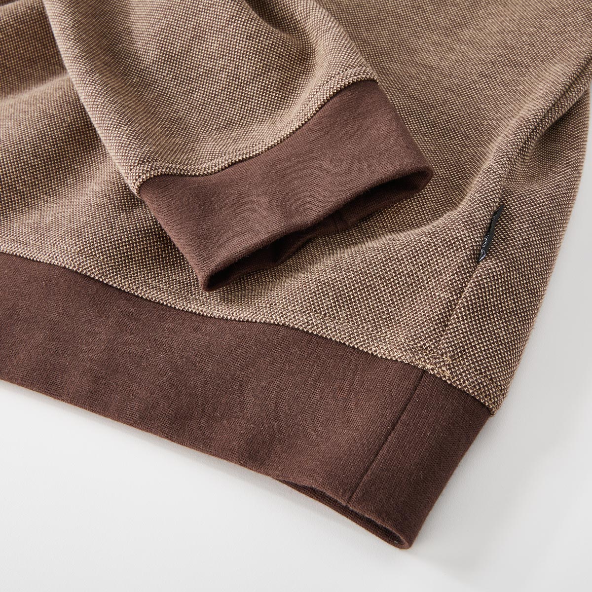 Hajo Sweatshirt mit "Stay Fresh" sand