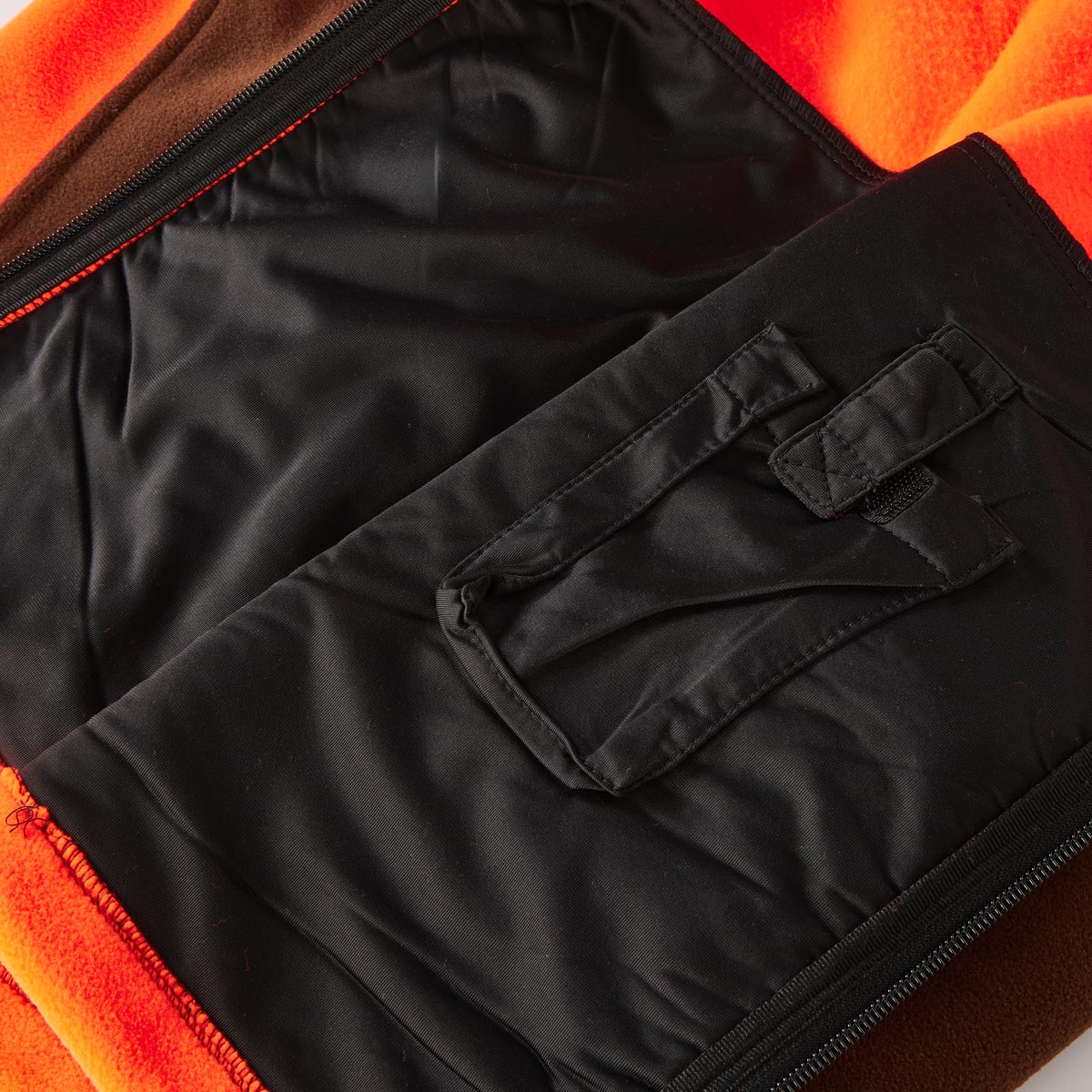 Hubertus Fleecejacke orange