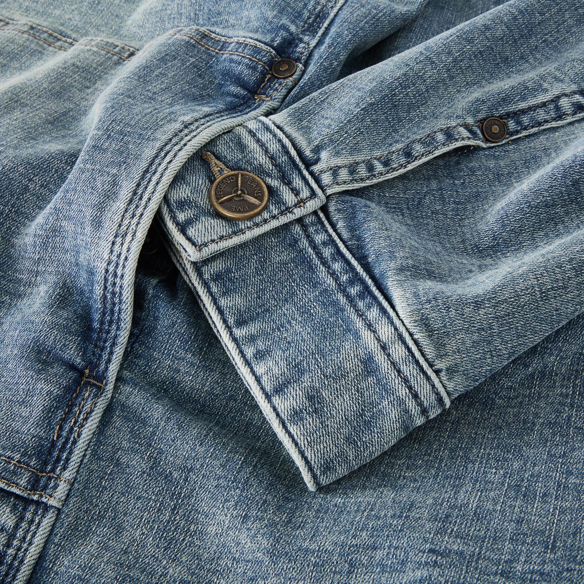 PME LEGEND Jeansjacke mit Stretch  blau