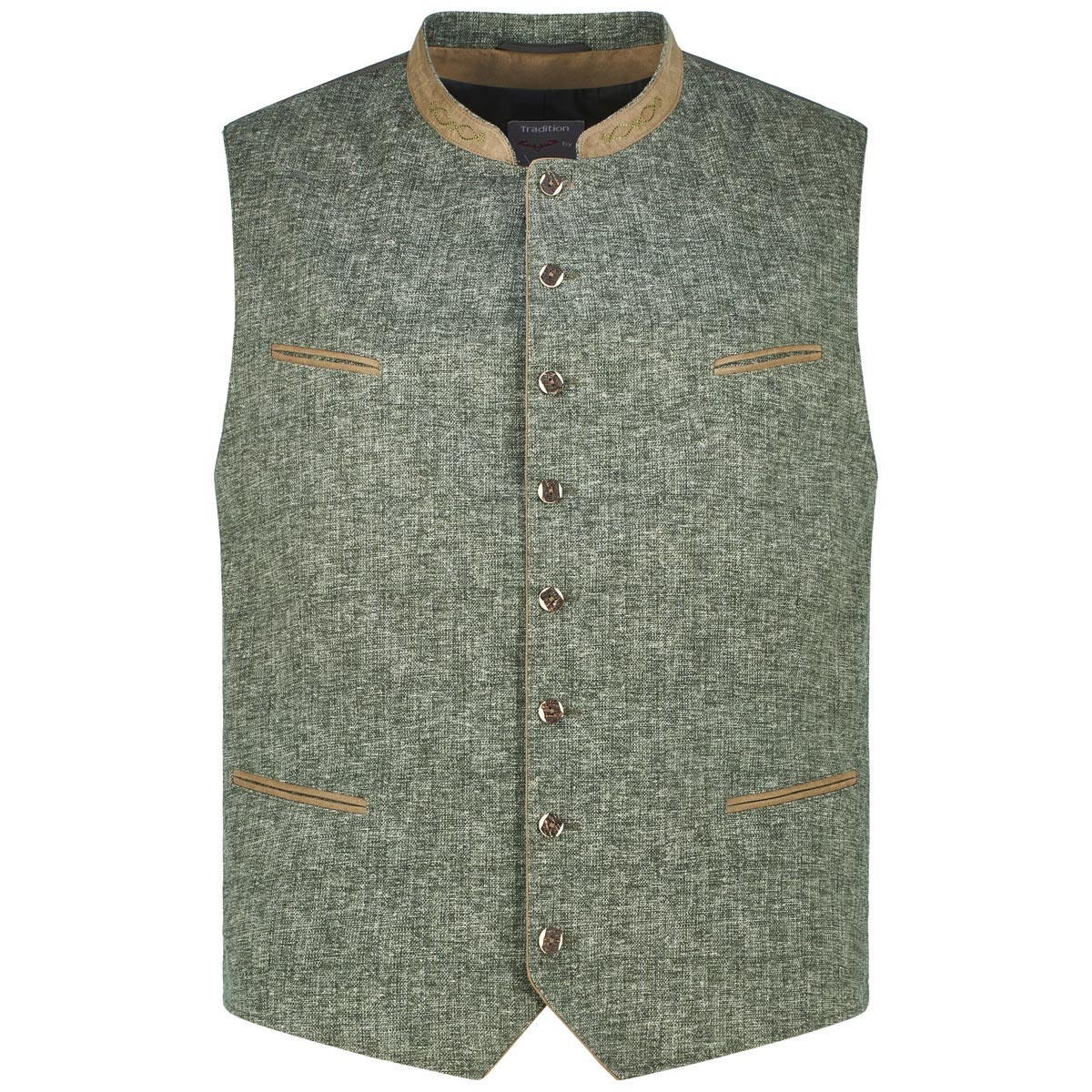 Weis Trachtenweste mit Stretch Farbe oliv Größe: 70 günstig online kaufen