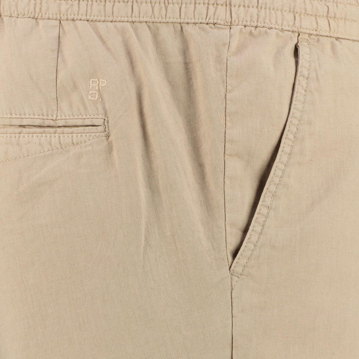Redpoint Chino-Shorts mit Leinen sand