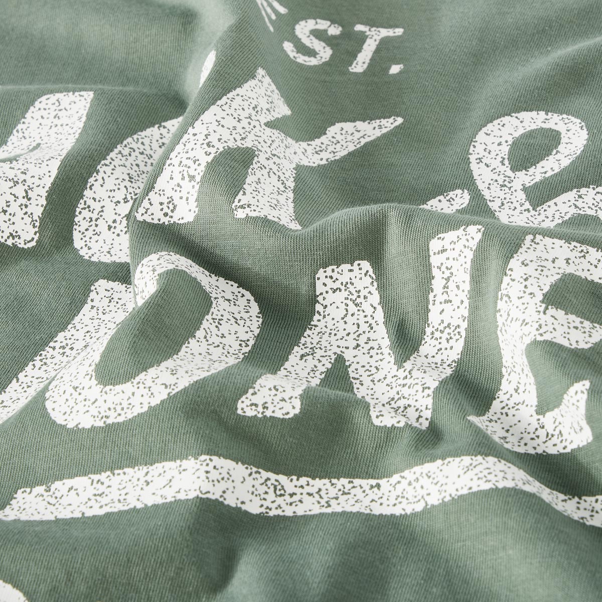 Jack&Jones T-Shirt mit Label-Print oliv