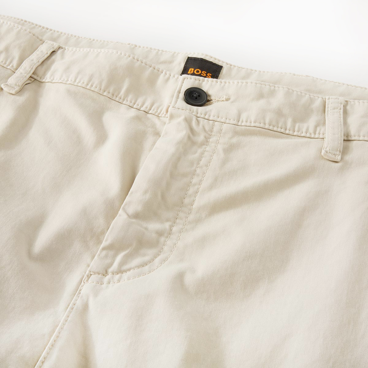 BOSS Stretch-Chinos, Tapered Fit beige