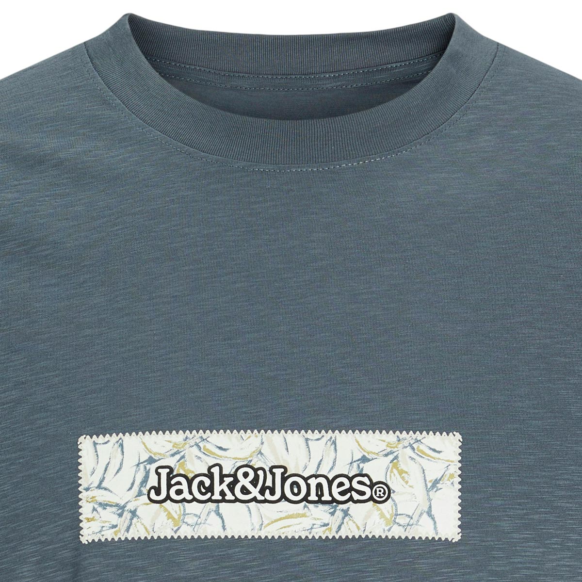 Jack&Jones T-Shirt mit Label-Print grau