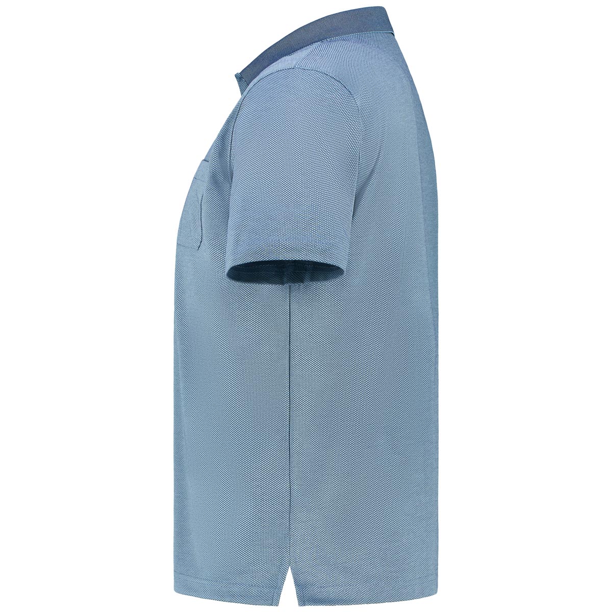 RAGMAN Pflegeleichtes Poloshirt "Soft Knit" Farbe blau Größe: 5XL günstig online kaufen