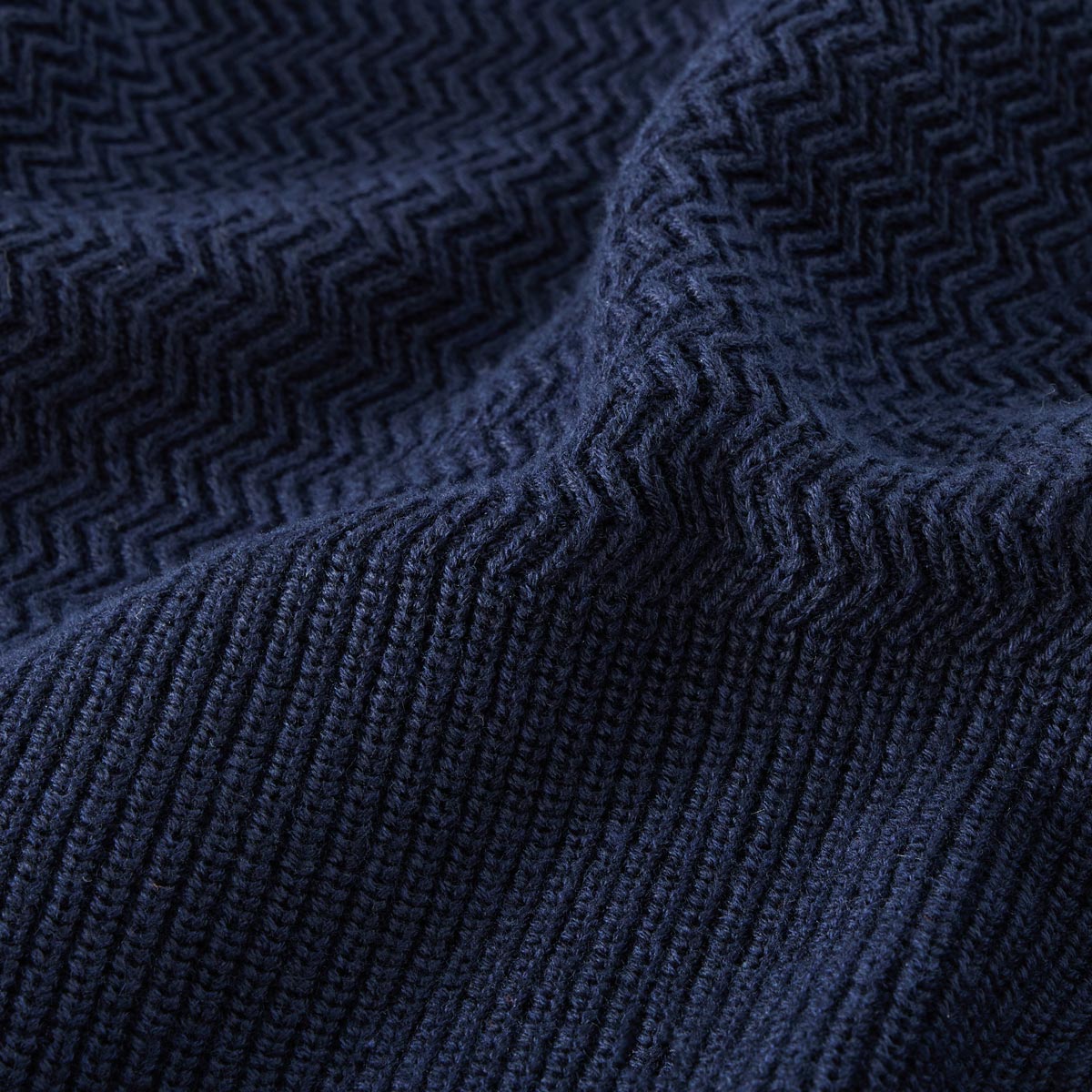 Hajo Strickjacke mit Struktur marine