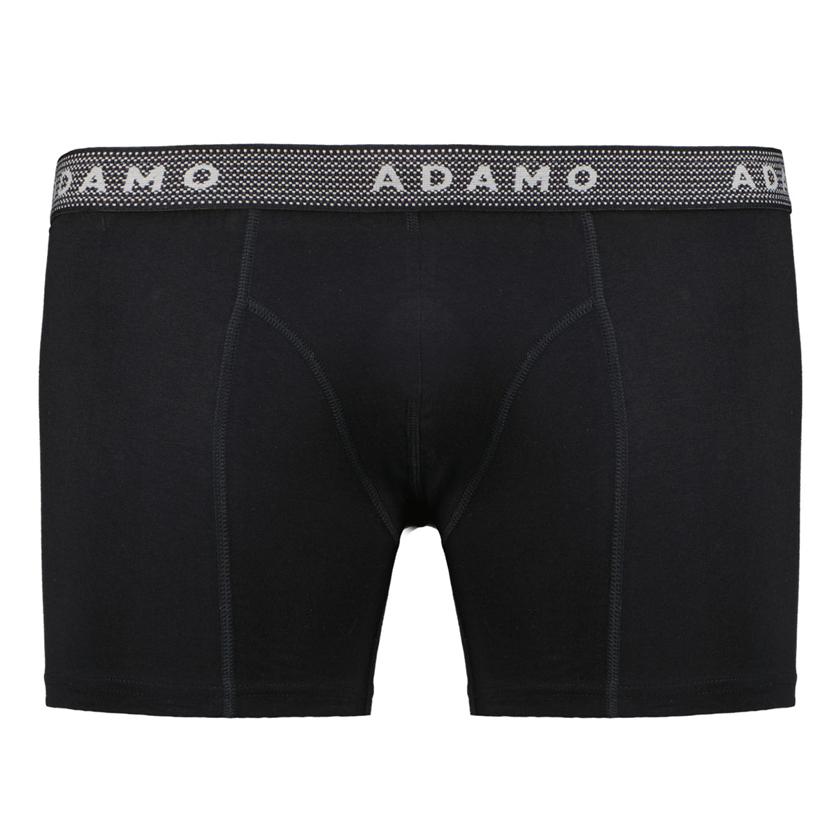 ADAMO 3er-Pack Pants mit Dehnbund und Logo-Schriftzug schwarz/schwarz