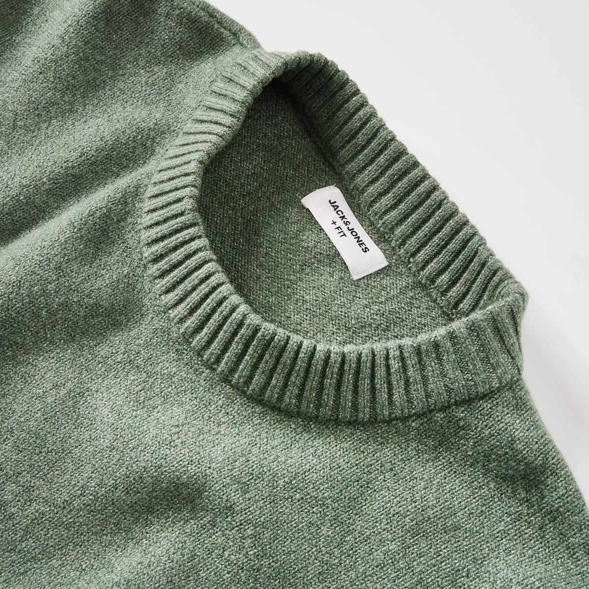 Jack&Jones Strickpullover mit Biobaumwolle oliv