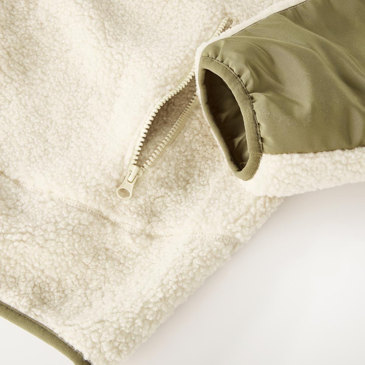 Pfundskerl Sherpa-Fleecejacke cremeweiß