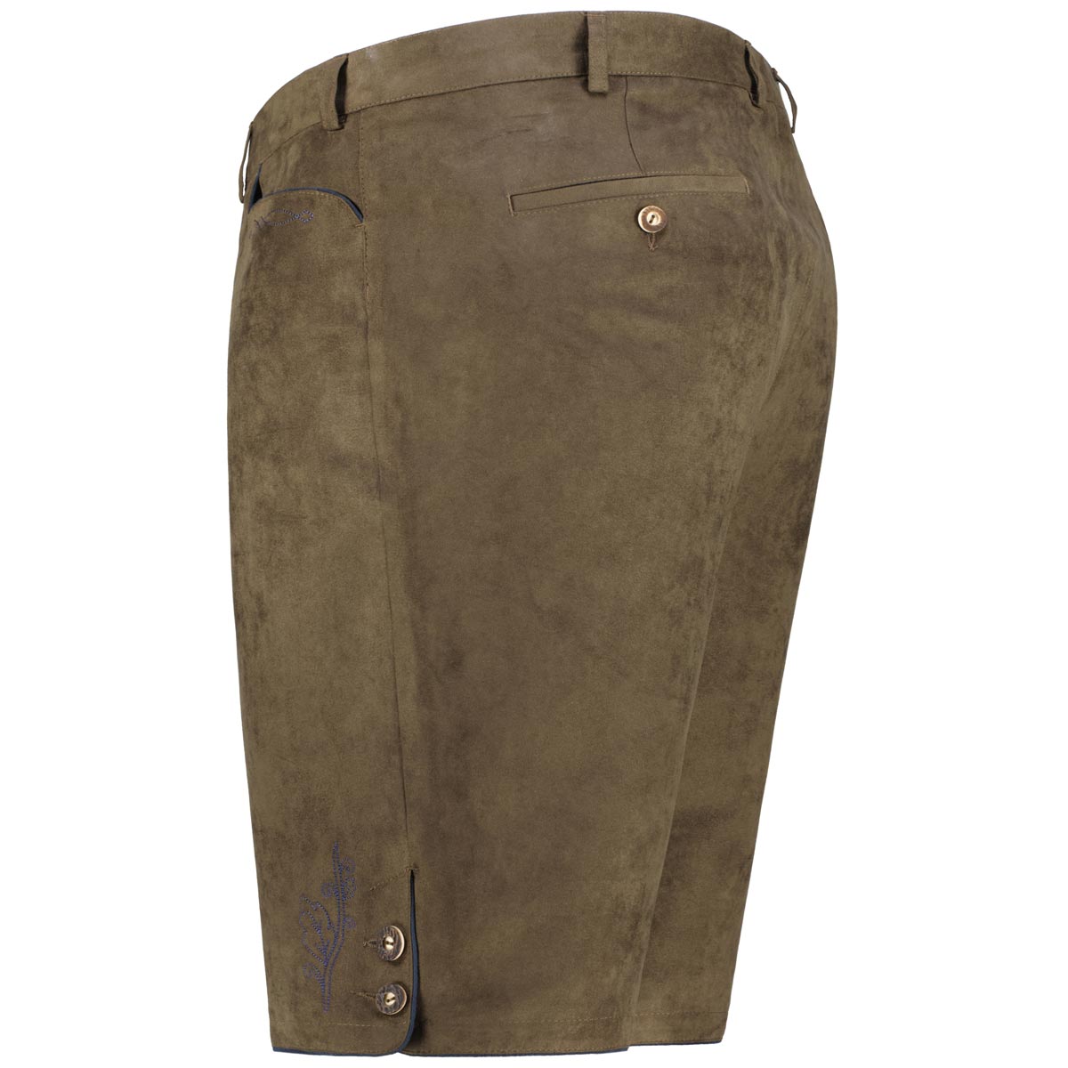 Weis Lederhose in Velours-Optik braun Weis Lederhose in Velours-Optik braun