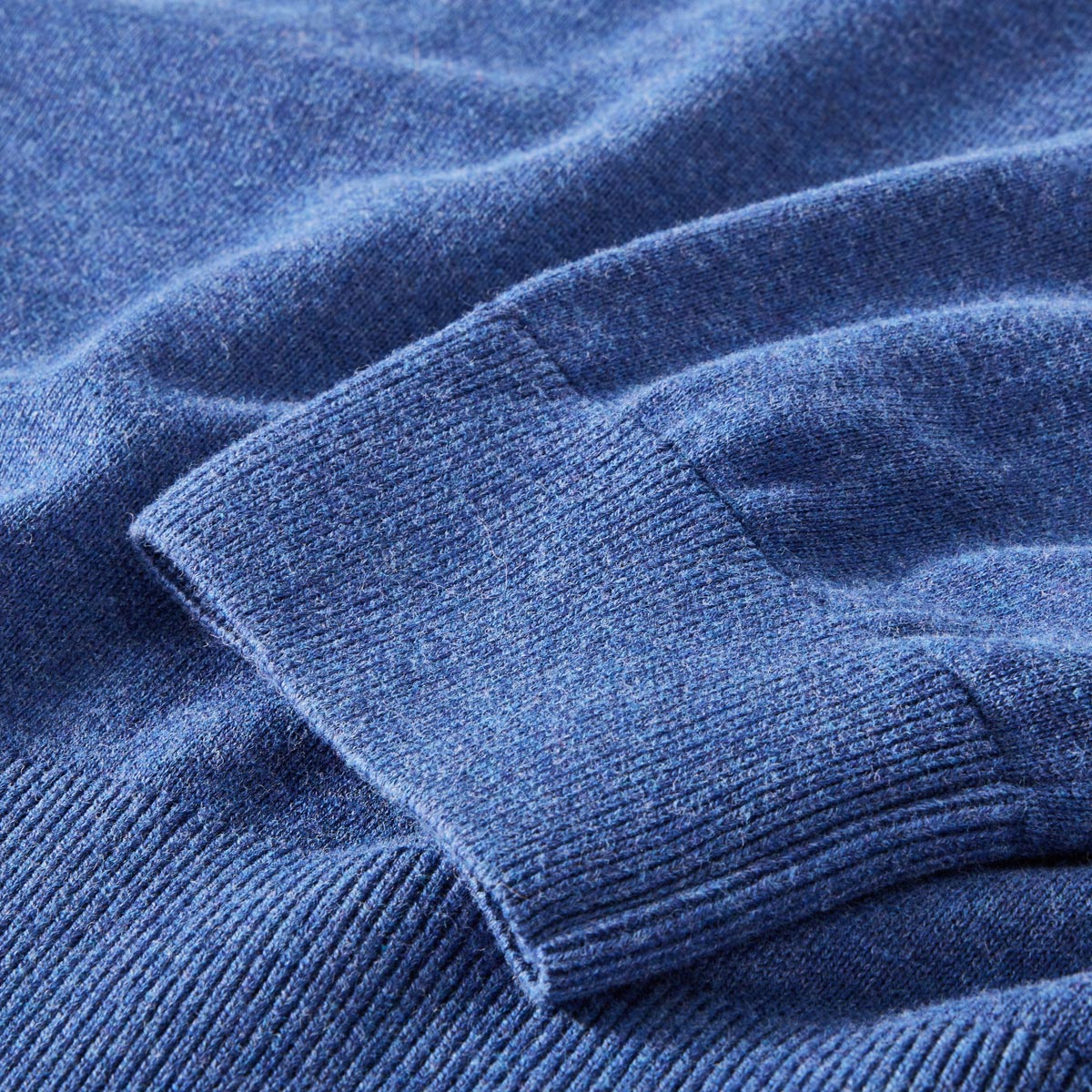 s.Oliver Feinstrickpullover aus Baumwolle blau