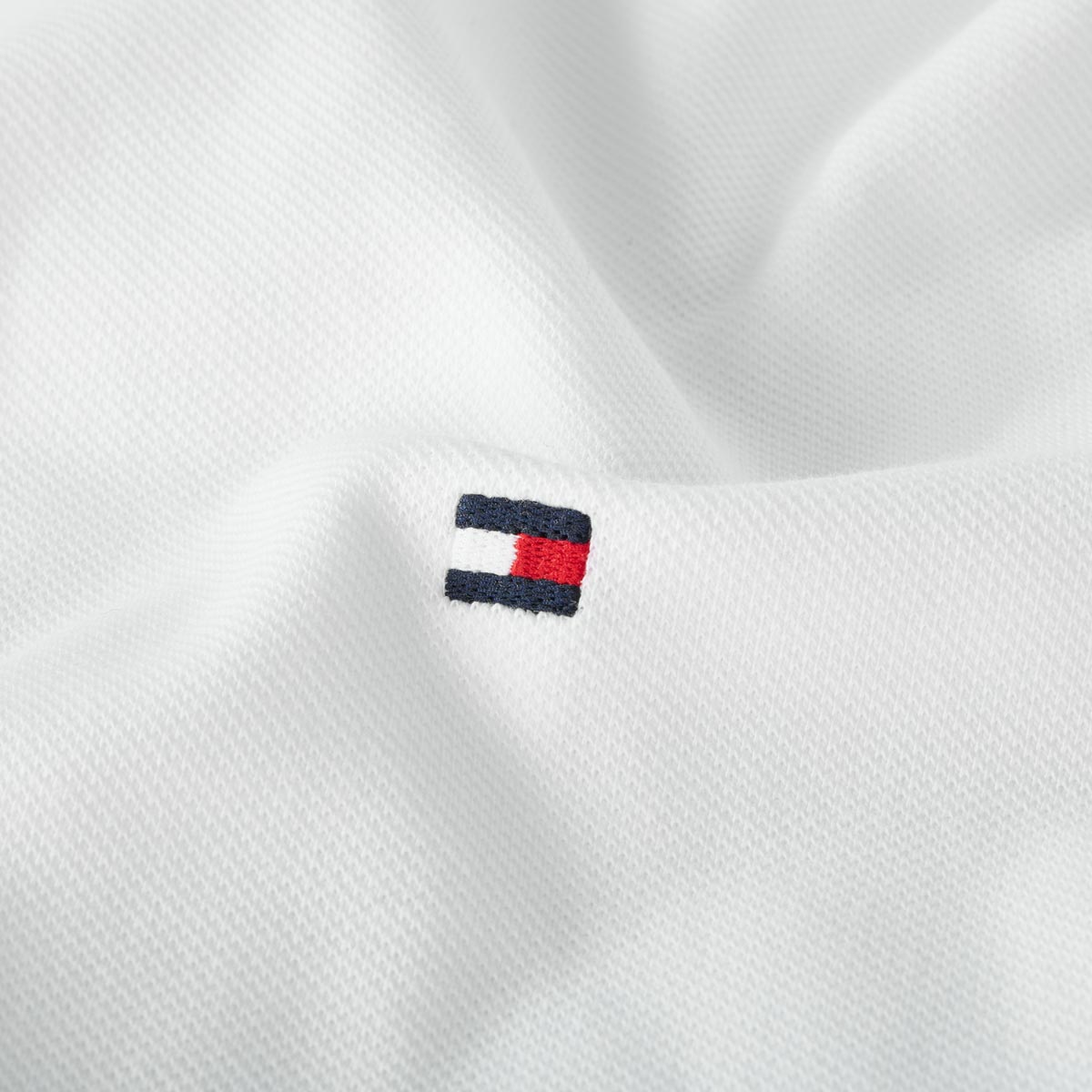 Tommy Hilfiger Poloshirt mit Stretch weiß