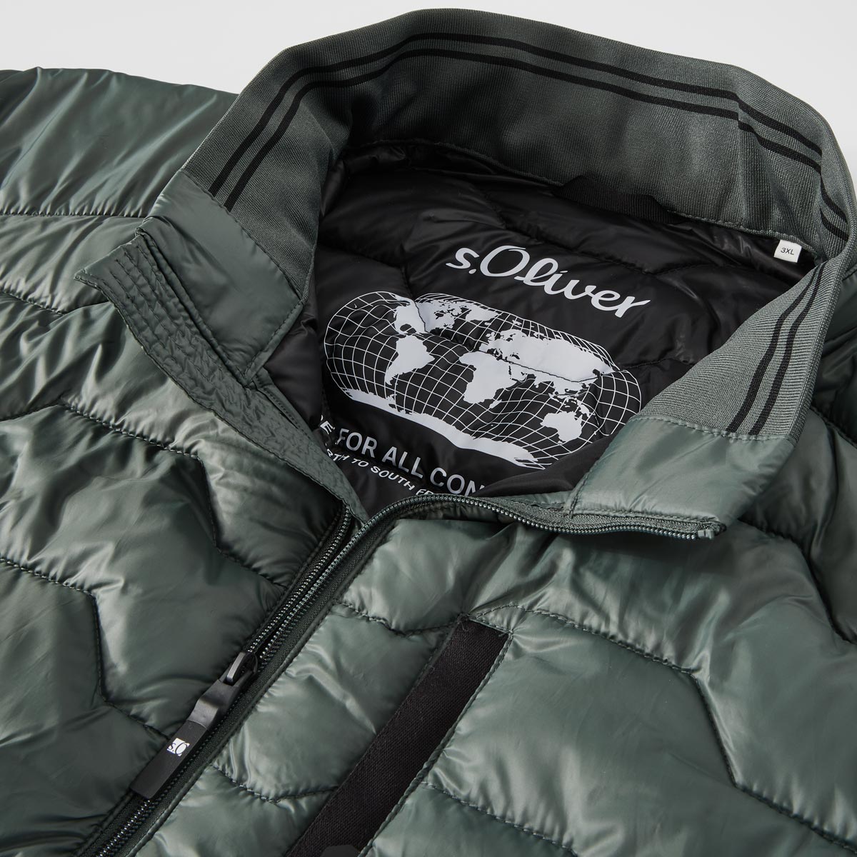 s.Oliver Steppjacke, wasserabweisend blaugrün