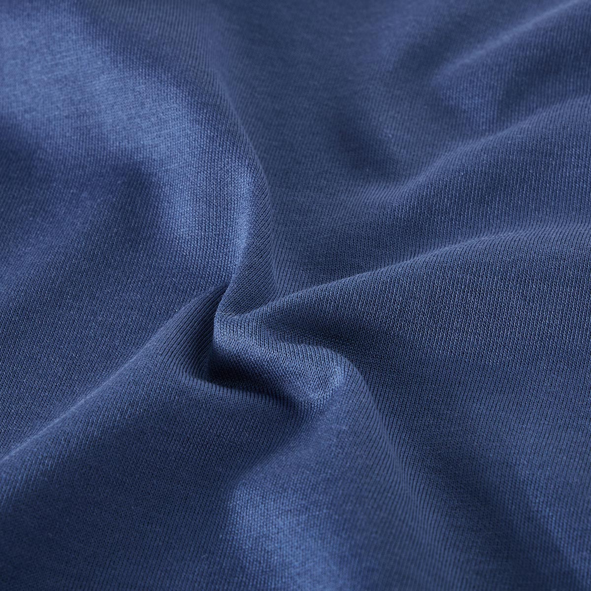 RAGMAN Poloshirt aus merzerisierter Baumwolle jeansblau