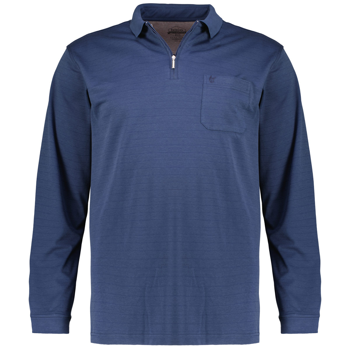 Langarm-Poloshirt, bügelleicht 