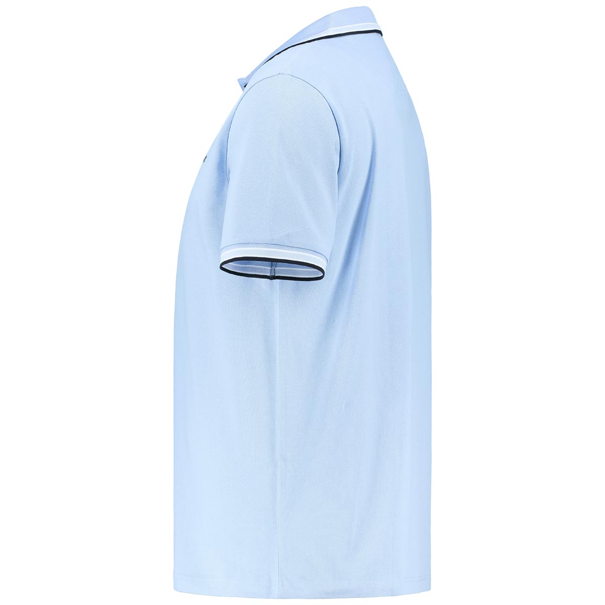 BOSS Poloshirt mit Kontrastdetails hellblau