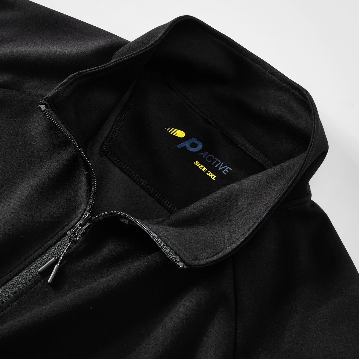 Pfundskerl Sweatshirt mit Troyerkragen schwarz