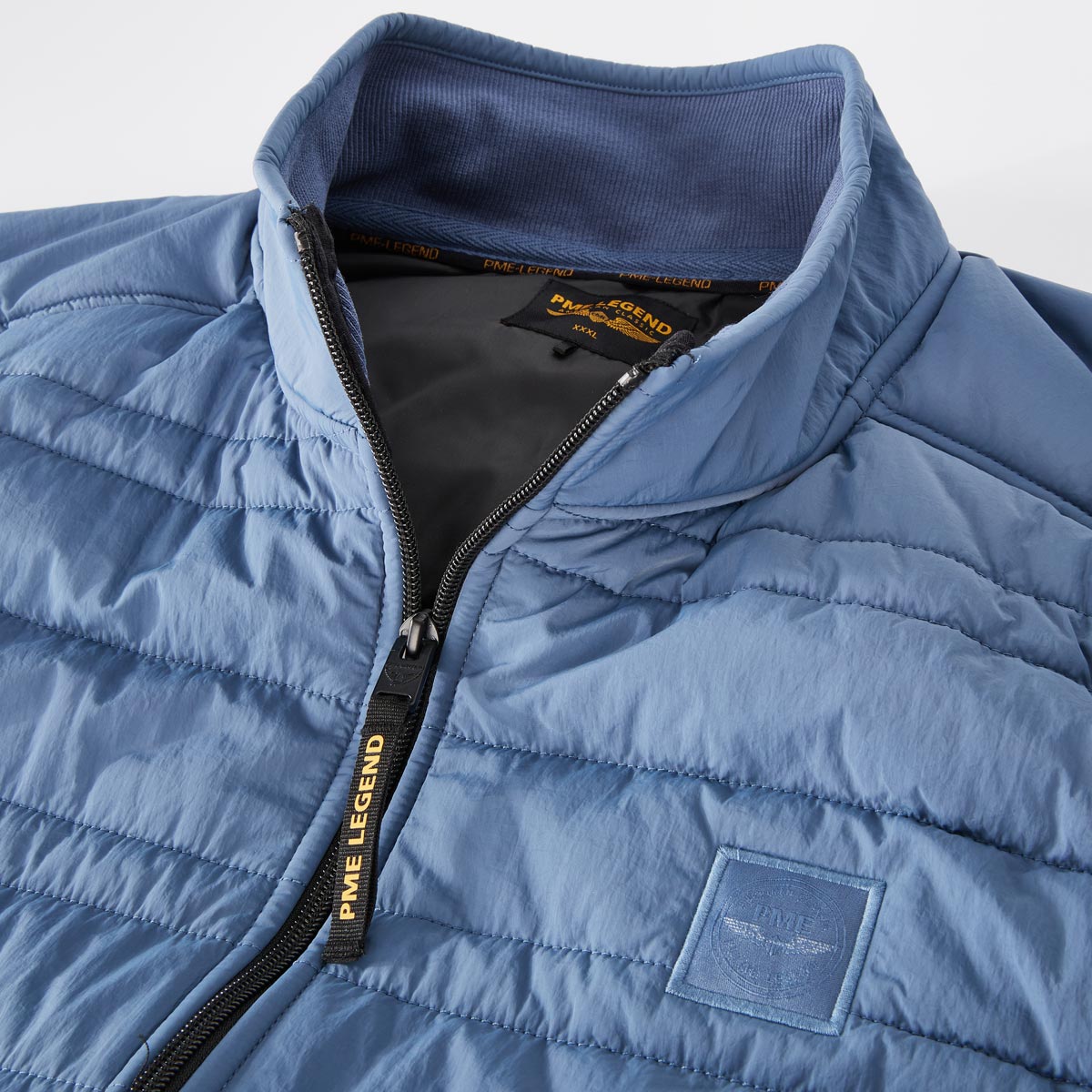 PME LEGEND Stepp-Sweatweste mittelblau