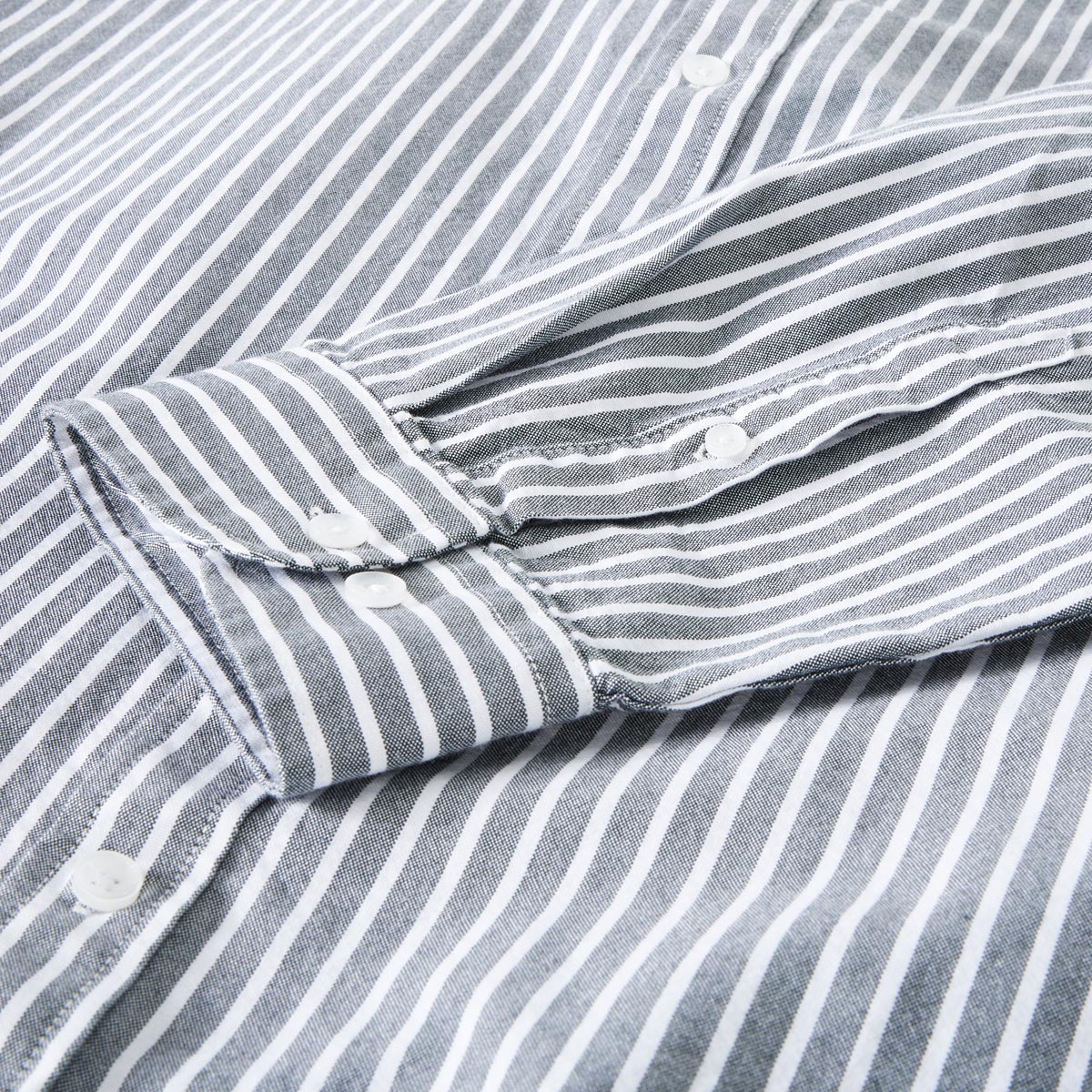 North Freizeithemd mit Streifen grün