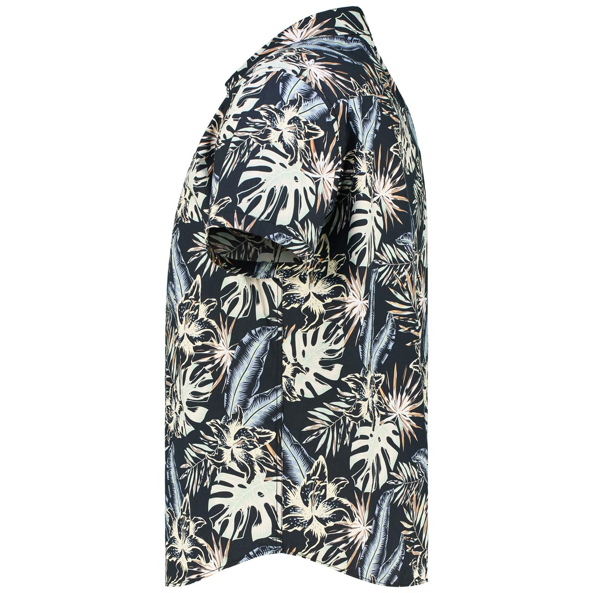 Jack&Jones Freizeithemd mit floralem Muster Farbe schwarz Größe: 3XL günstig online kaufen