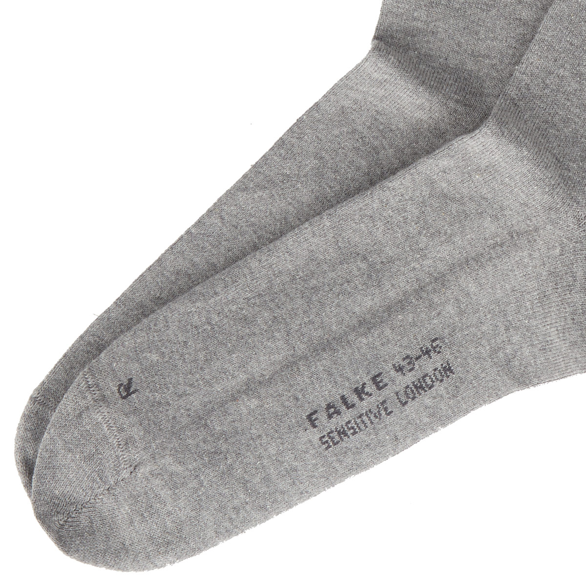 Falke Socke "Sensitive London" mit weichem Komfortbund hellgrau
