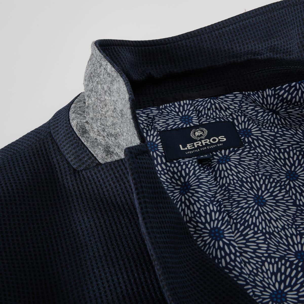 Lerros Sakko aus Stretch-Jersey blau