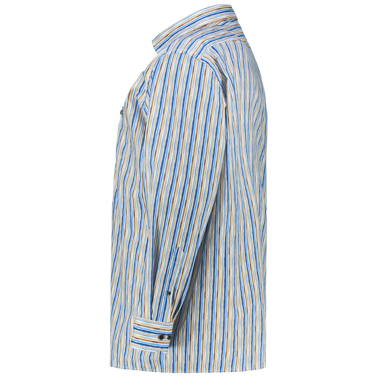 CASA MODA Freizeithemd mit Streifen beige