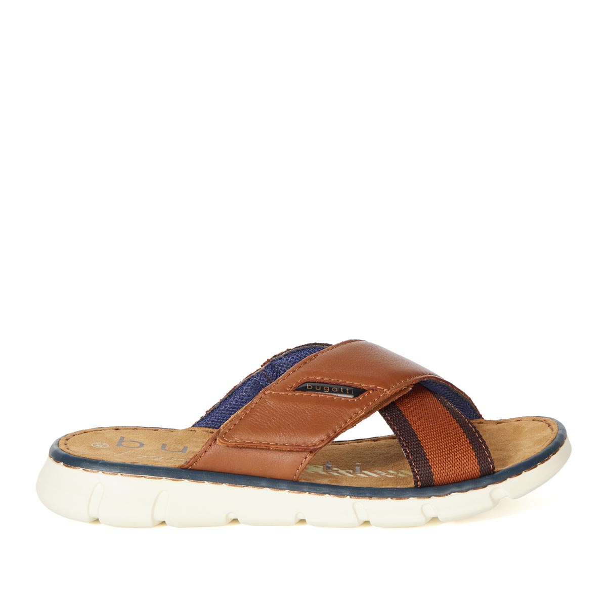 bugatti Sandalen aus Leder, leicht braun