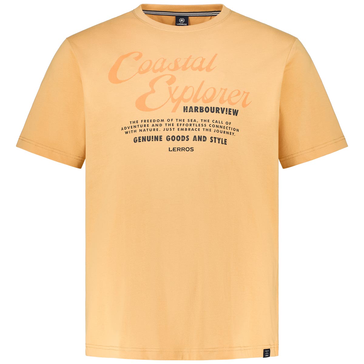 T-Shirt mit Label-Print