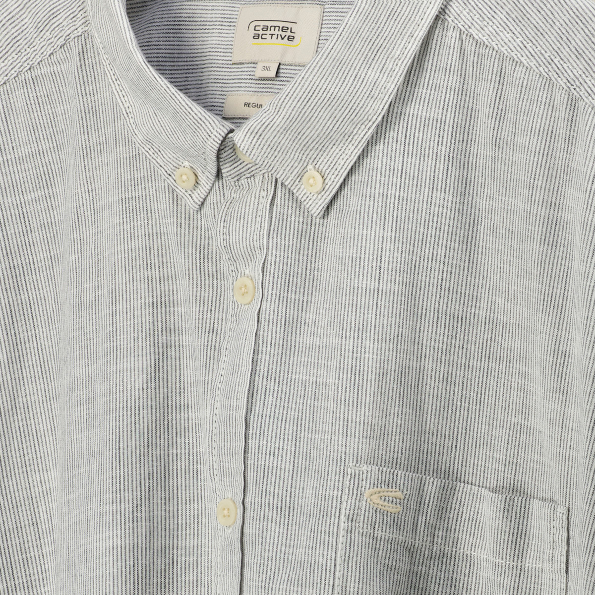 camel active Freizeithemd aus Baumwolle beige