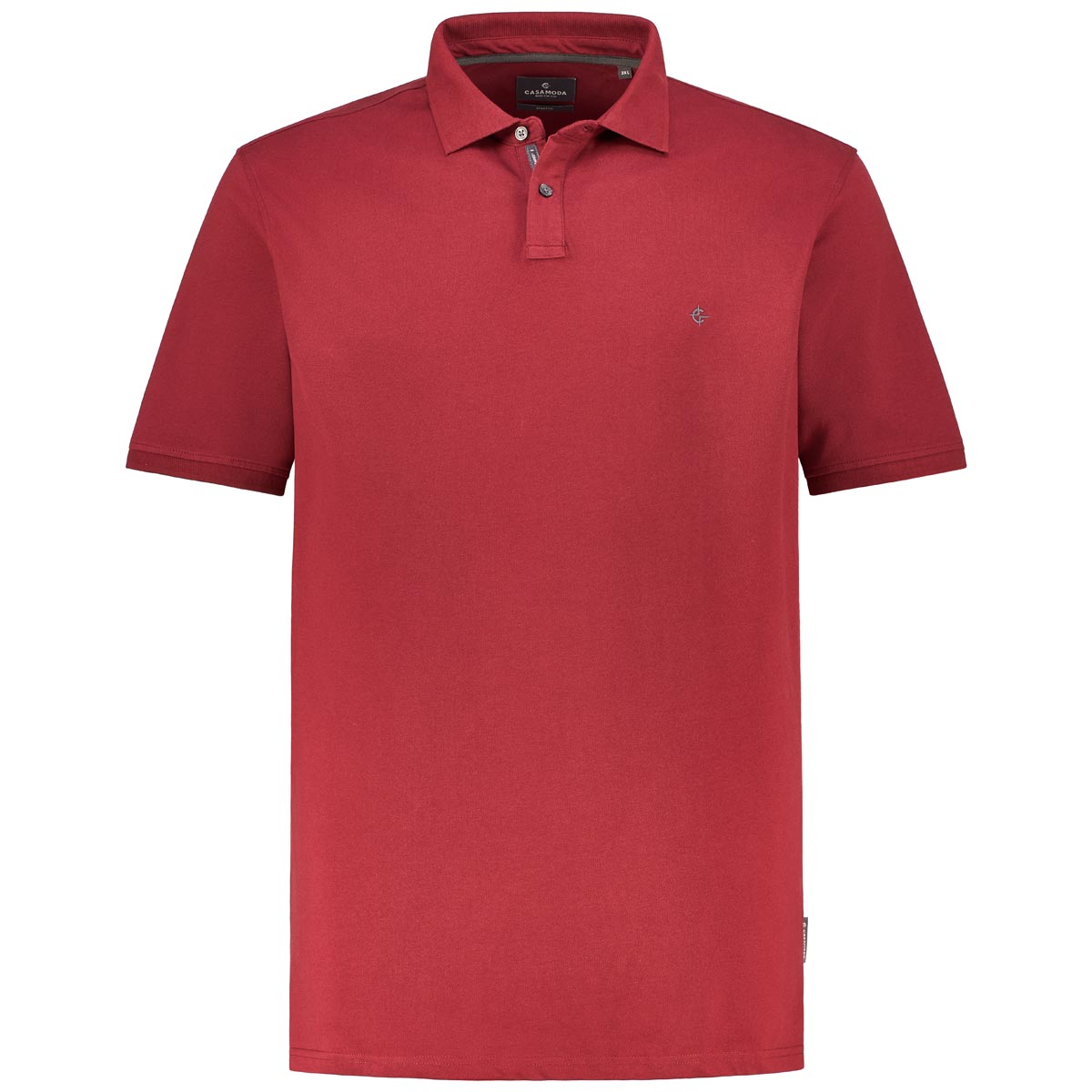 CASA MODA Poloshirt mit Elasthan rot
