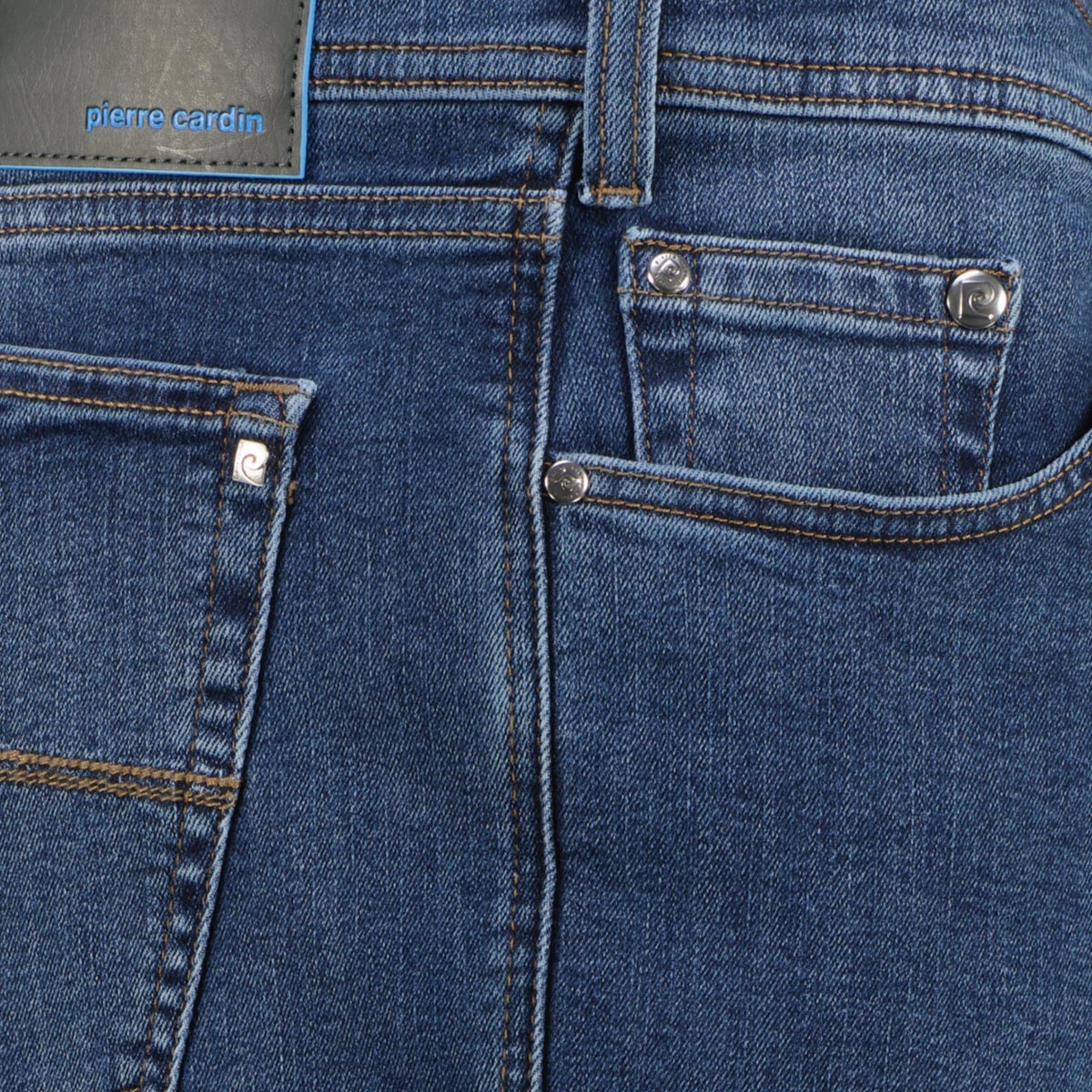 Pierre Cardin Jeans "Dijon" in Futureflex-Qualität, Loose Fit blau