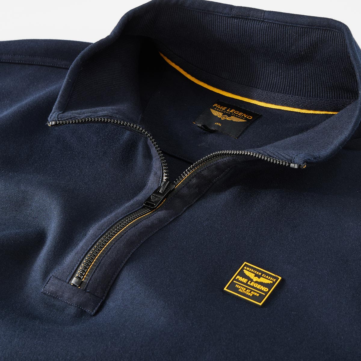 PME LEGEND Sweatshirt aus Biobaumwolle dunkelblau