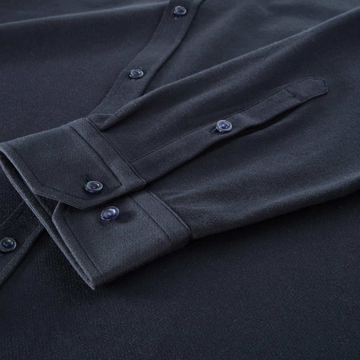 BOSS Freizeithemd aus "Dynamic Jersey" dunkelblau