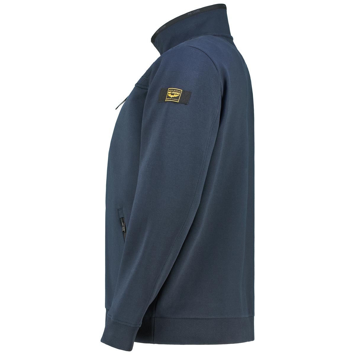 PME LEGEND Sweatjacke mit Elasthan dunkelblau