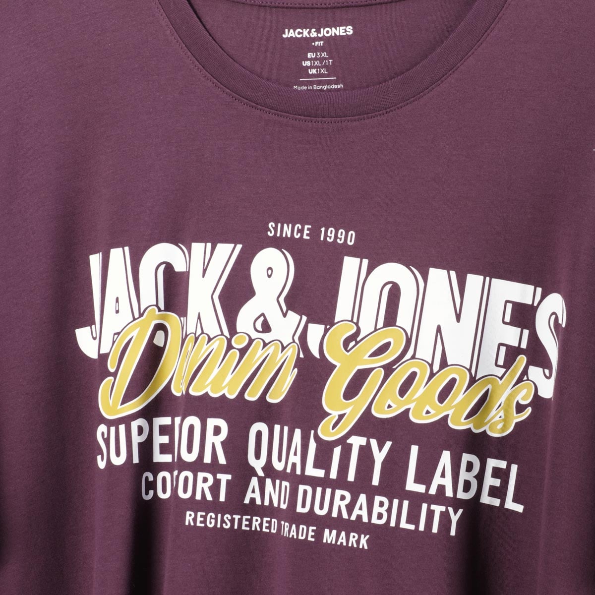 Jack&Jones T-Shirt mit Label-Print lila Jack&Jones T-Shirt mit Label-Print lila