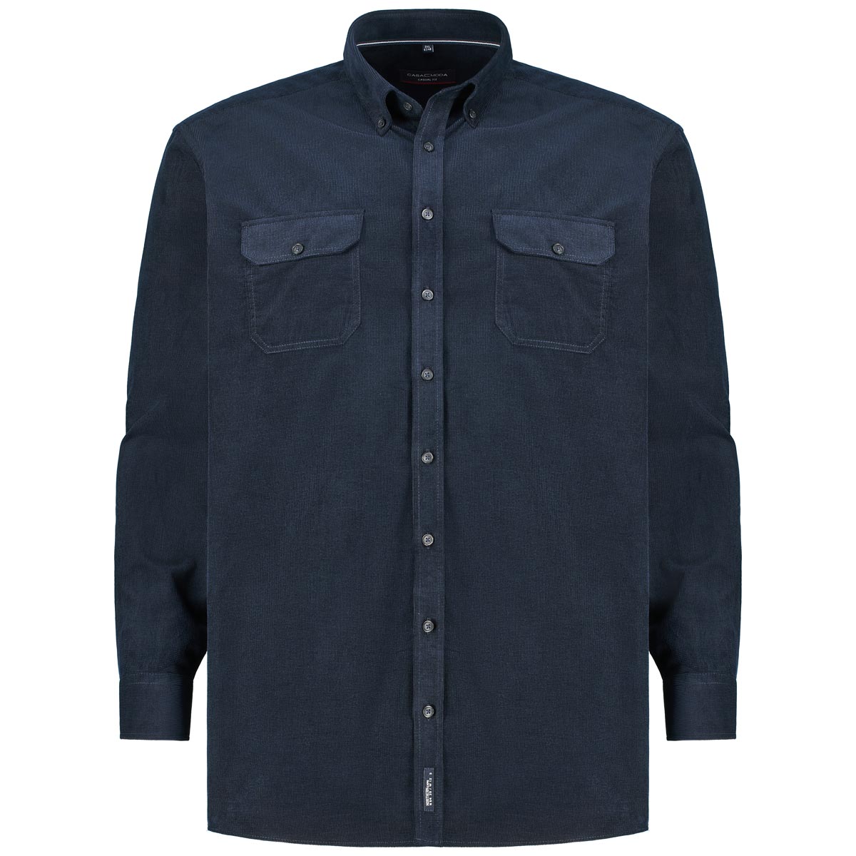 CASA MODA Freizeithemd aus Baumwolle Farbe blau Größe: 7XL günstig online kaufen