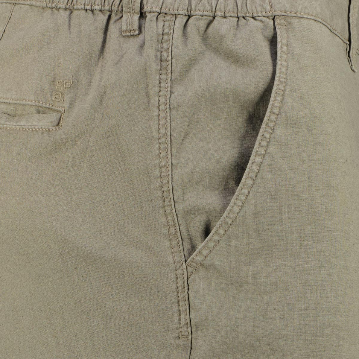 Redpoint Chinos mit Leinen oliv Redpoint Chinos mit Leinen oliv