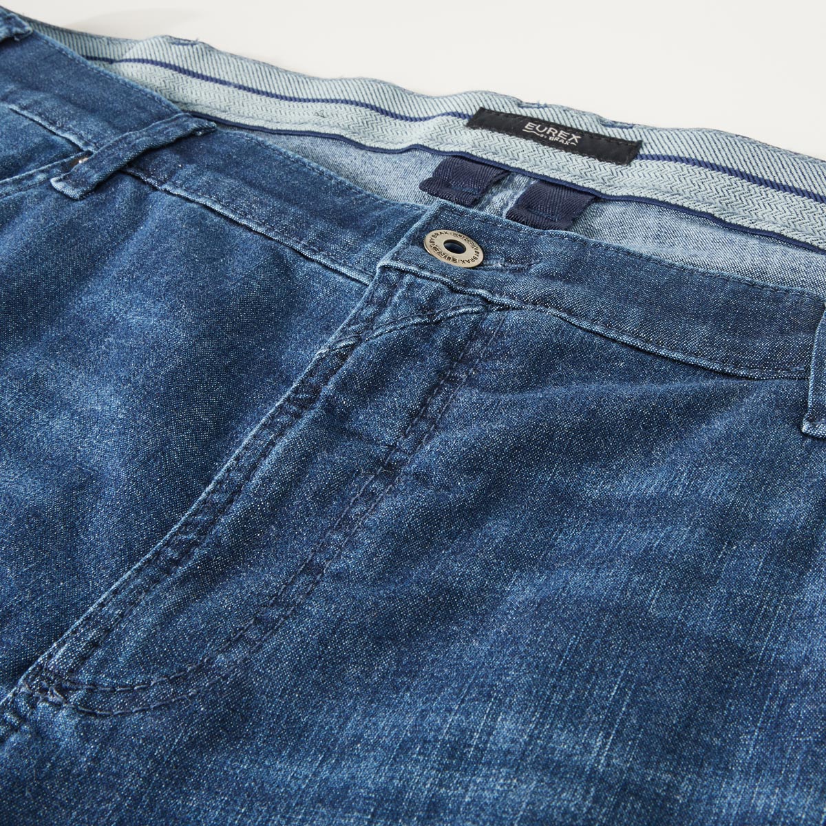 Eurex by Brax Stretch-Jeans "Luke", Tapered Fit mittelblau