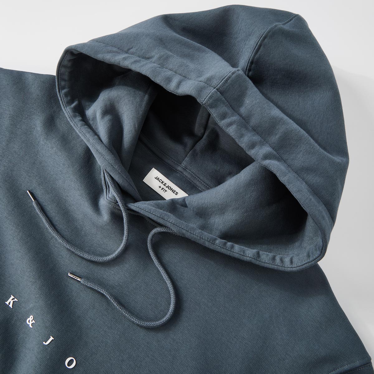 Jack&Jones Hoodie aus Baumwolle grau
