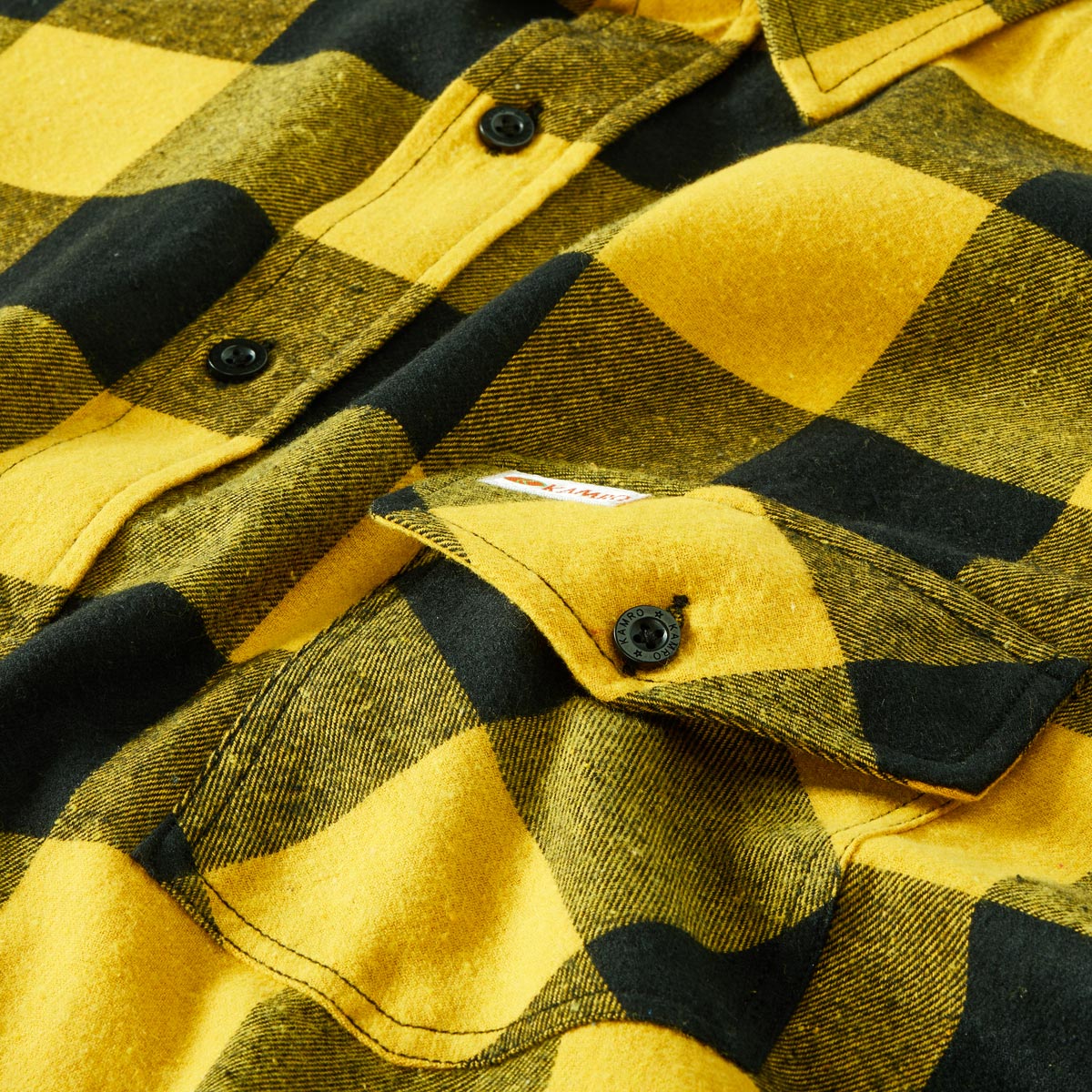 Kamro Kariertes Freizeithemd gelb