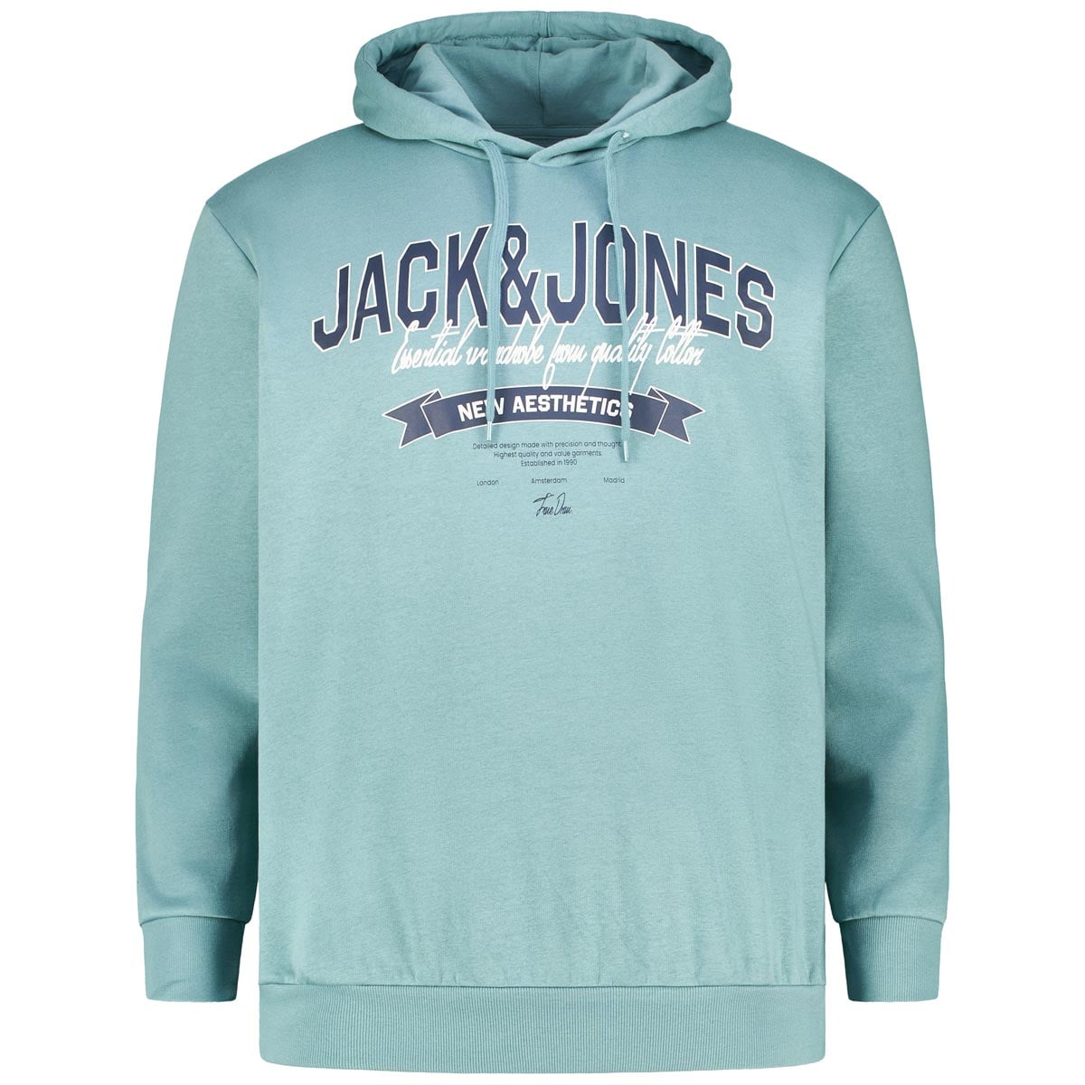 Jack&Jones Hoodie Mit Label-Print Farbe Mint Größe, 4XL