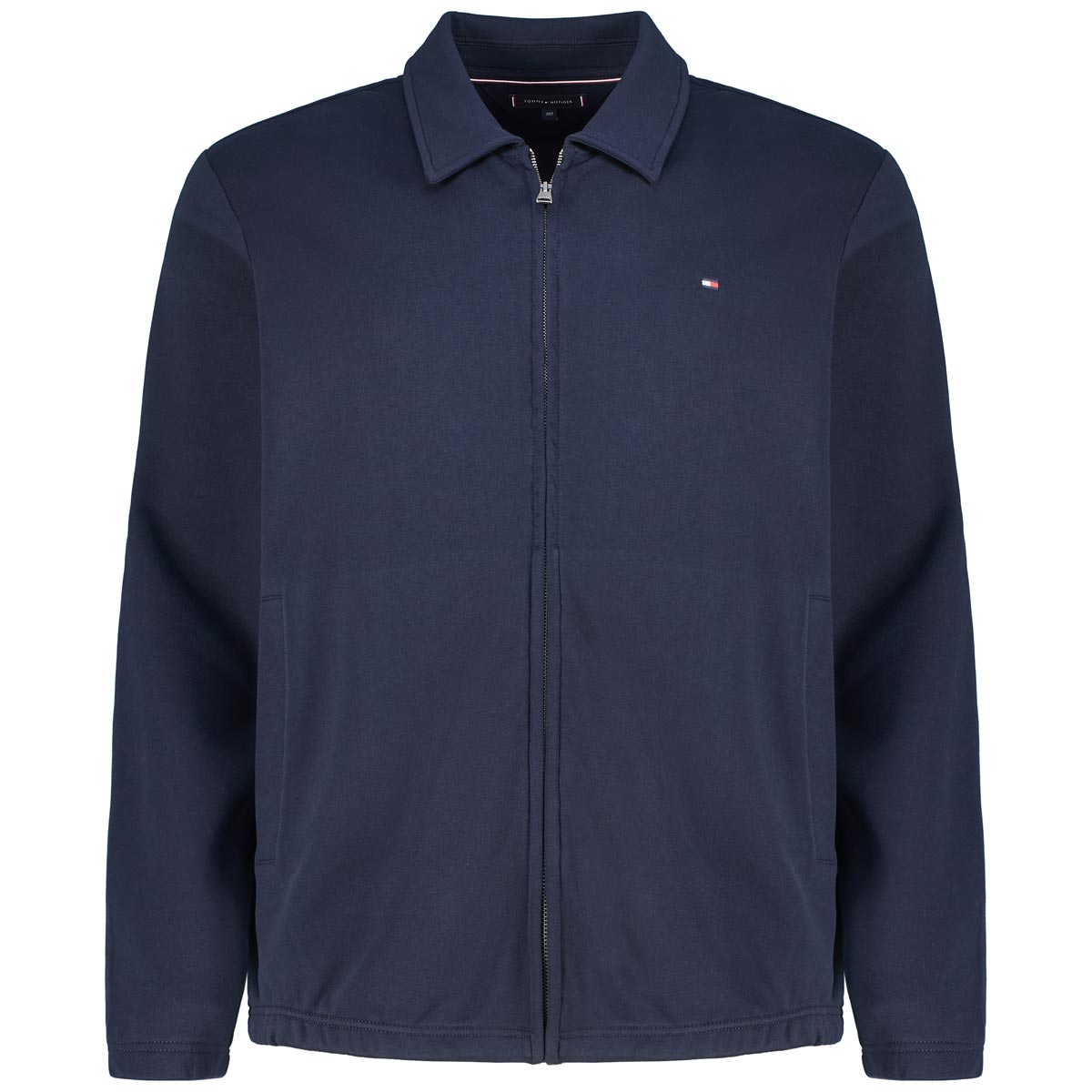 Tommy Hilfiger Sweatjacke mit Biobaumwolle Farbe marine Größe: 4XL günstig online kaufen