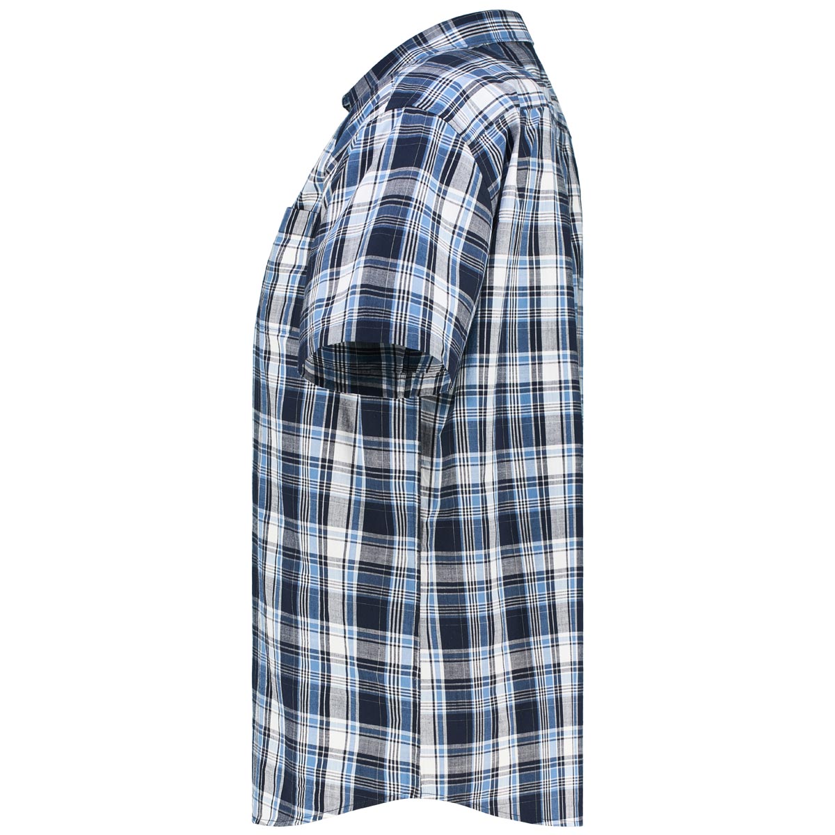 North Freizeithemd mit Karomuster Farbe dunkelblau Größe: 7XL günstig online kaufen
