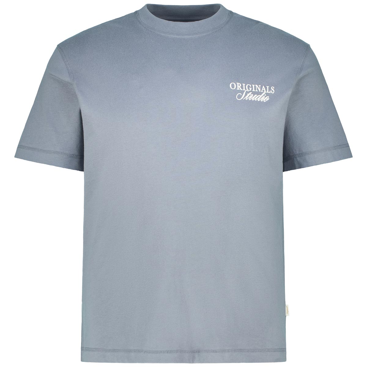 Jack&Jones T-Shirt mit Print auf Vorder- und Rückseite hellblau