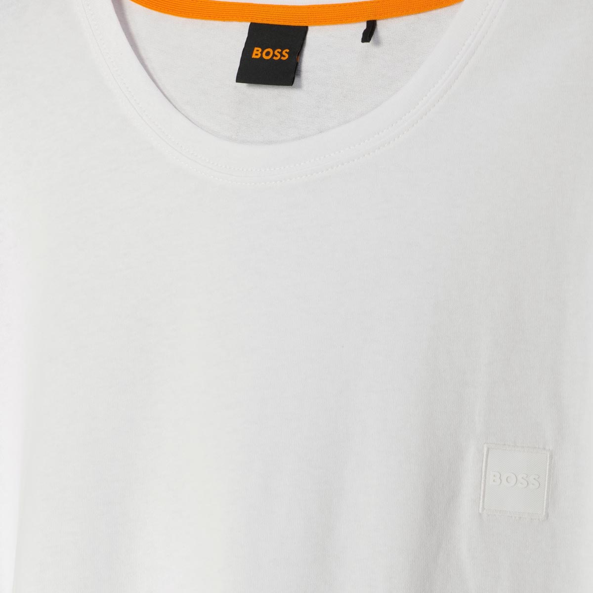 BOSS T-Shirt aus Baumwolle weiß