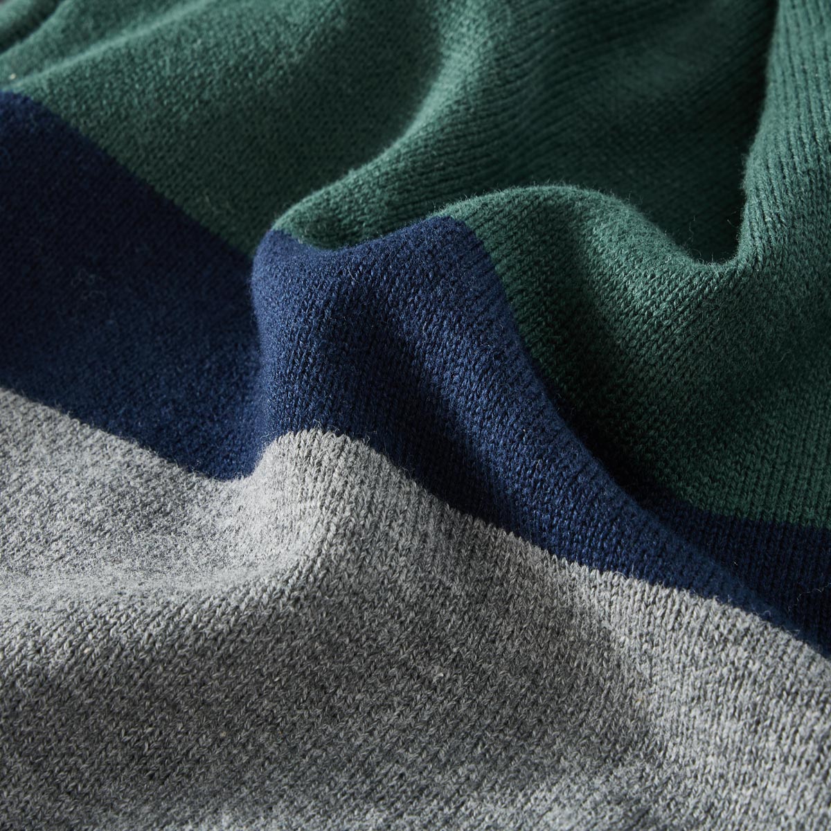 Hajo Pullover mit Troyerkragen grün